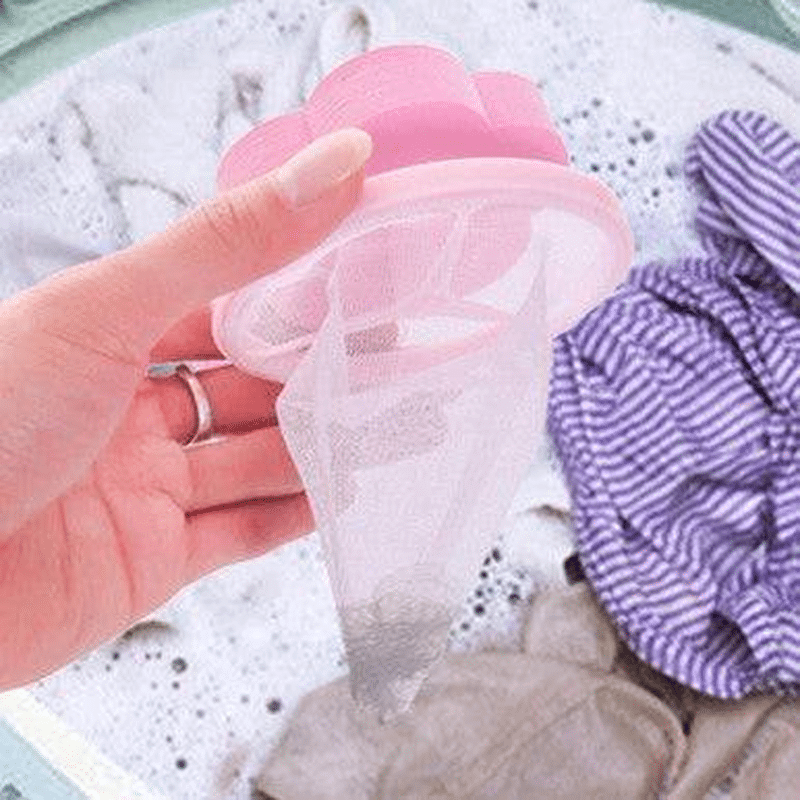 Set of 2 Reusable Washing Machine Hair Filters