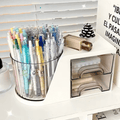 360-Degree Rotating Desktop Makeup Organizer