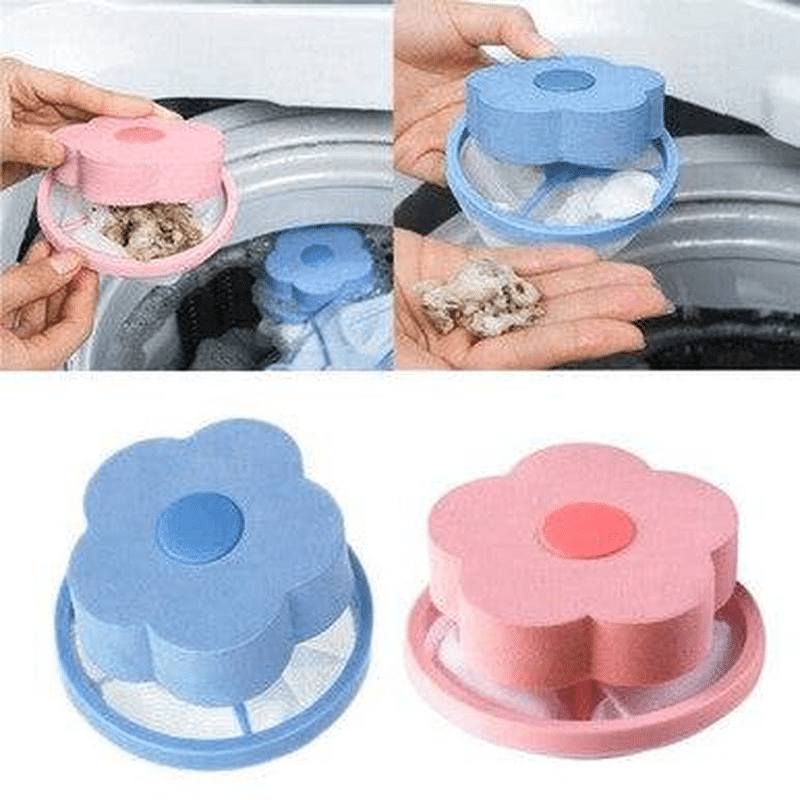 Set of 2 Reusable Washing Machine Hair Filters