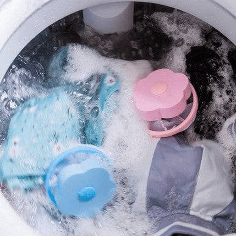 Set of 2 Reusable Washing Machine Hair Filters