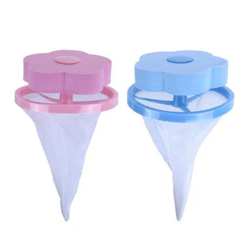 Set of 2 Reusable Washing Machine Hair Filters