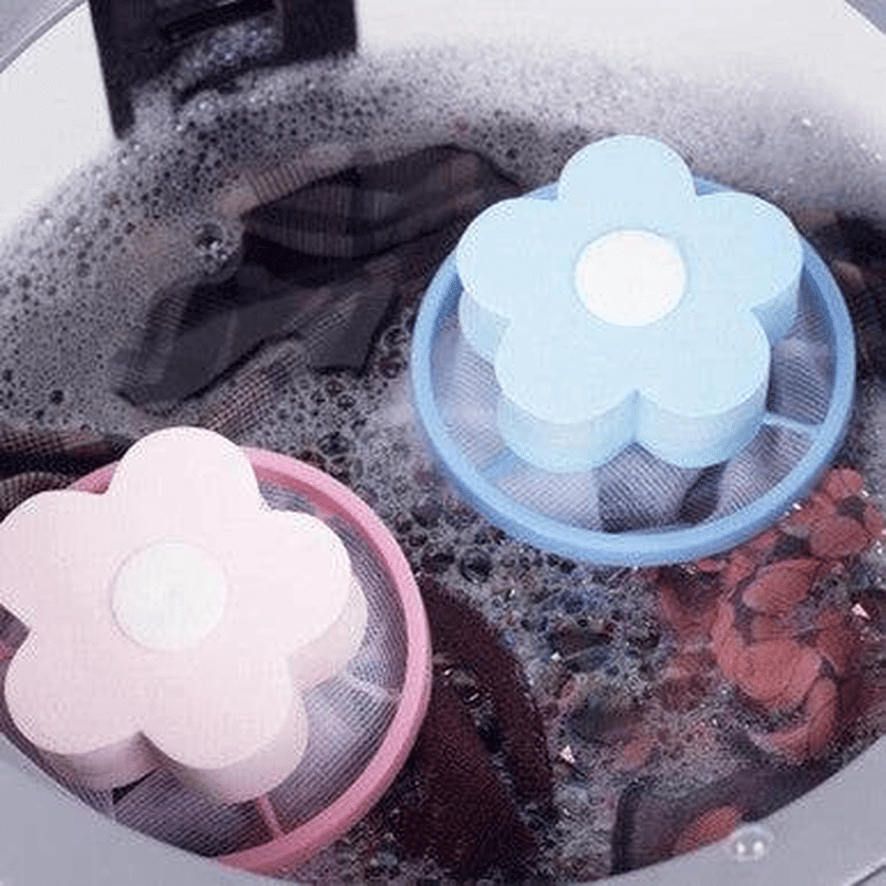 Set of 2 Reusable Washing Machine Hair Filters