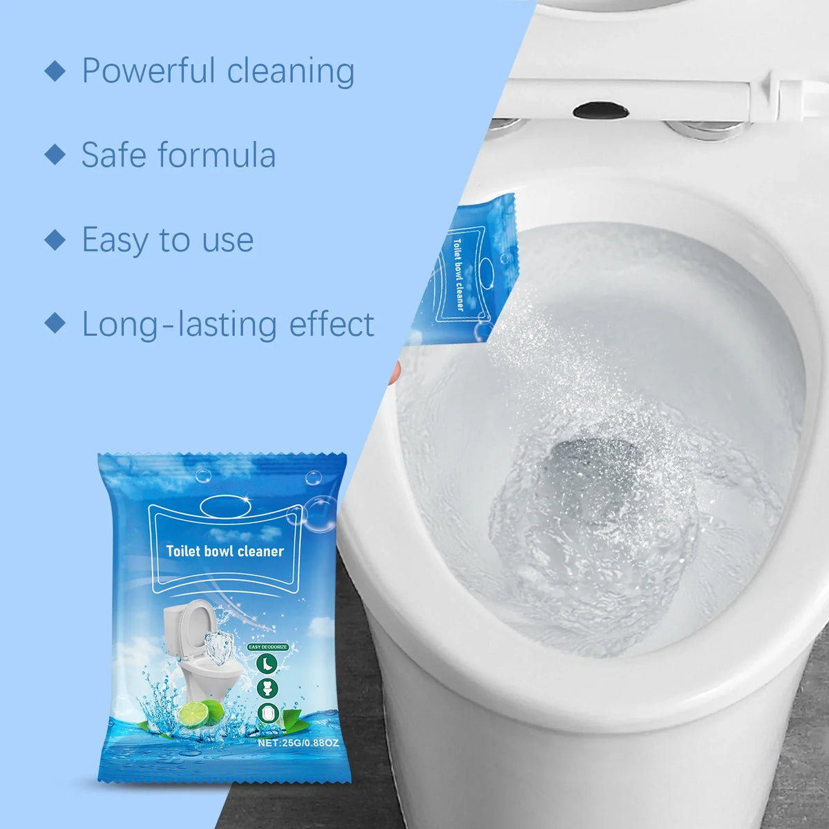 Deep Action Foaming Toilet Cleaner Powder