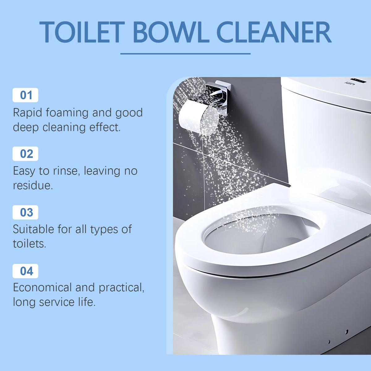 Deep Action Foaming Toilet Cleaner Powder
