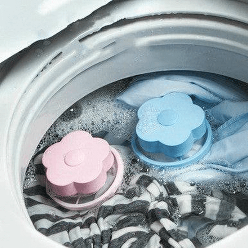 Set of 2 Reusable Washing Machine Hair Filters