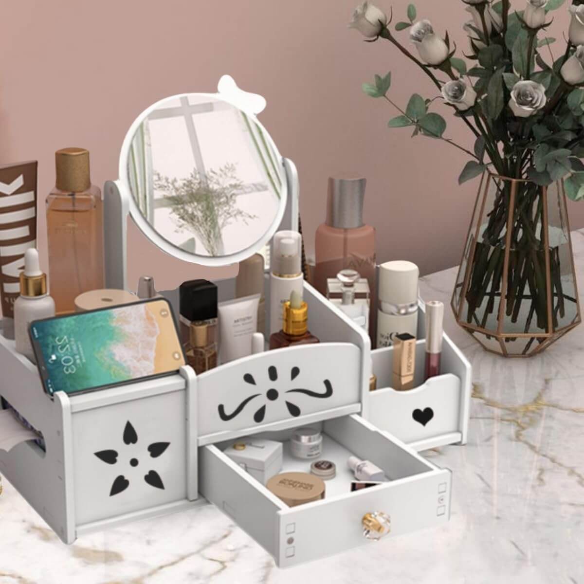 Tabletop Cosmetics Storage Box