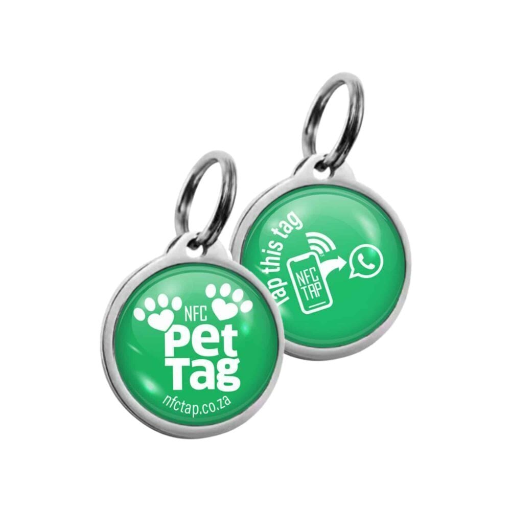 NFC Lost Pet Tag- Tap to WhatsApp